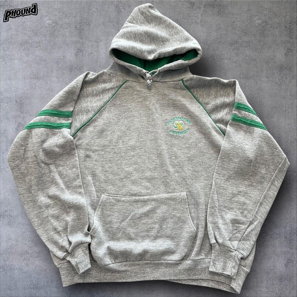 Colorado State Rams Hoodie Mens Gray Green NCAA College Football Sweatshirt